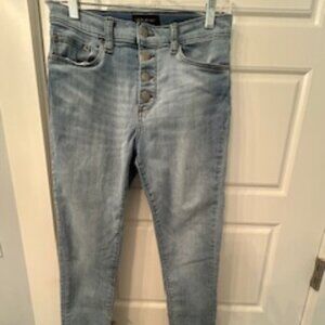 Banana Republic Factory High Rise Skinny Jeans Button Fly Size Petite 27/4
